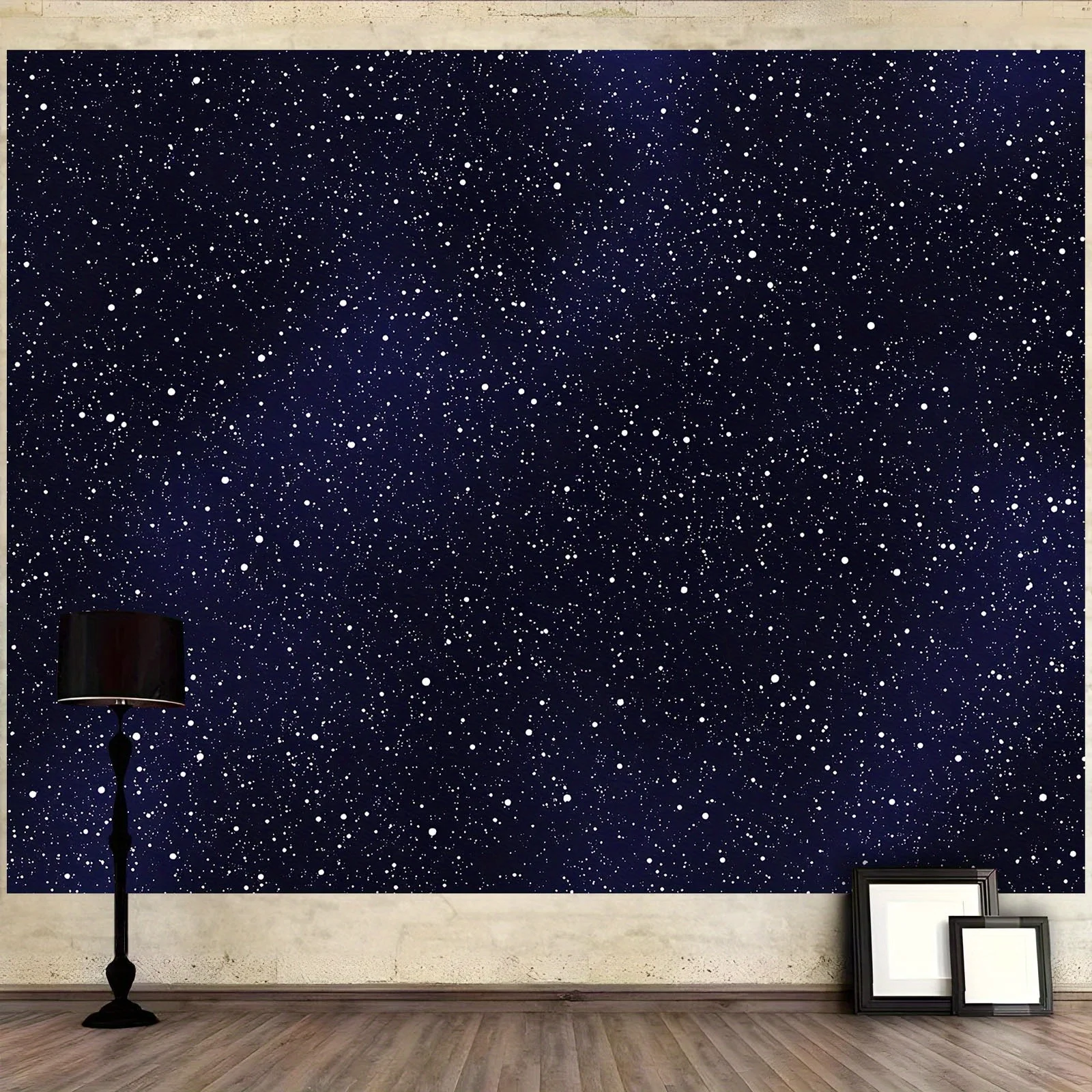 1 لافتة خلفية لخلفية السماء المرصعة بالنجوم - مناسبة لأعياد الميلاد والعطلات والحفلات وأحجام متعددة للاختيار من بينها #4