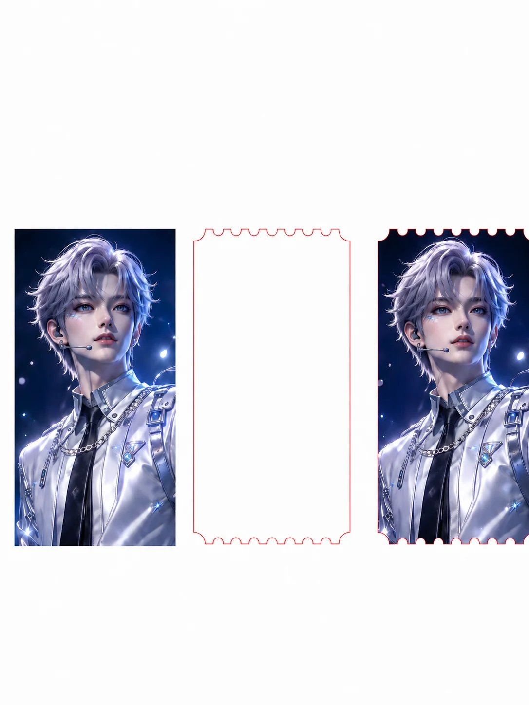 Custom Kpop Anime Event Tickets Personalized Concert Musical Fan Event Tickets High Quality 140x70mm 20pcs view 5
