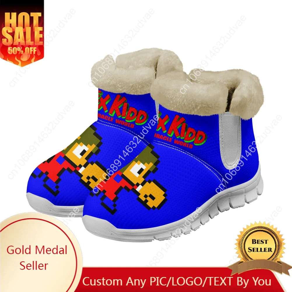 

Alex Kidd Snow Boots Mens Womens Teenager Shoes Keep Warm High Quality Casual Lightweight Couple Sports Custom Sneakers