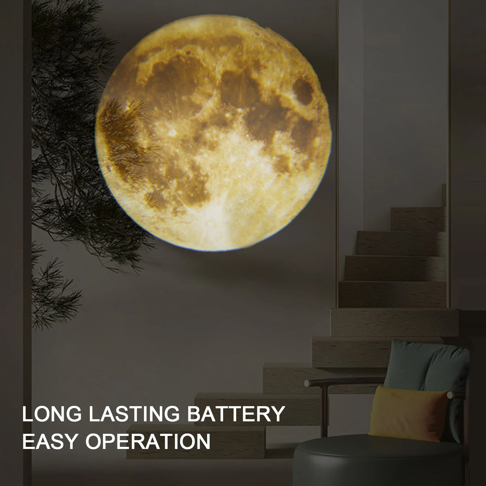 Earth Moon Projection Lamp Star Projector Planet Projector Background Atmosphere Led Night Light For Kids Bedroom Wall Decor