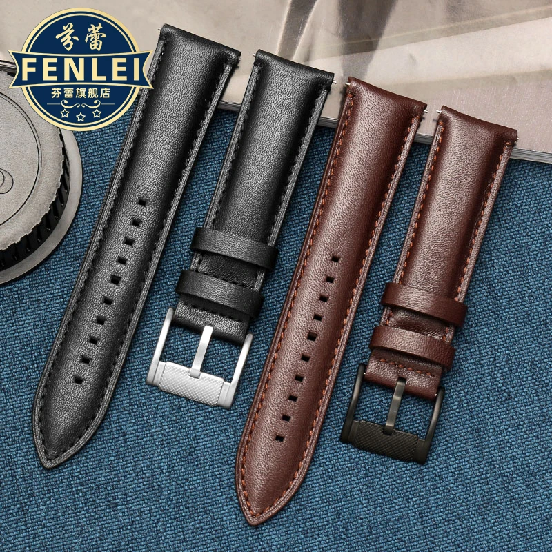 

Genuine Leather 22mm Watch strap for FOSSIL FS4835/FS5237/ME3052/FTW1114 Cowhide 20mm Watch Band Replace waterproof bracelet men