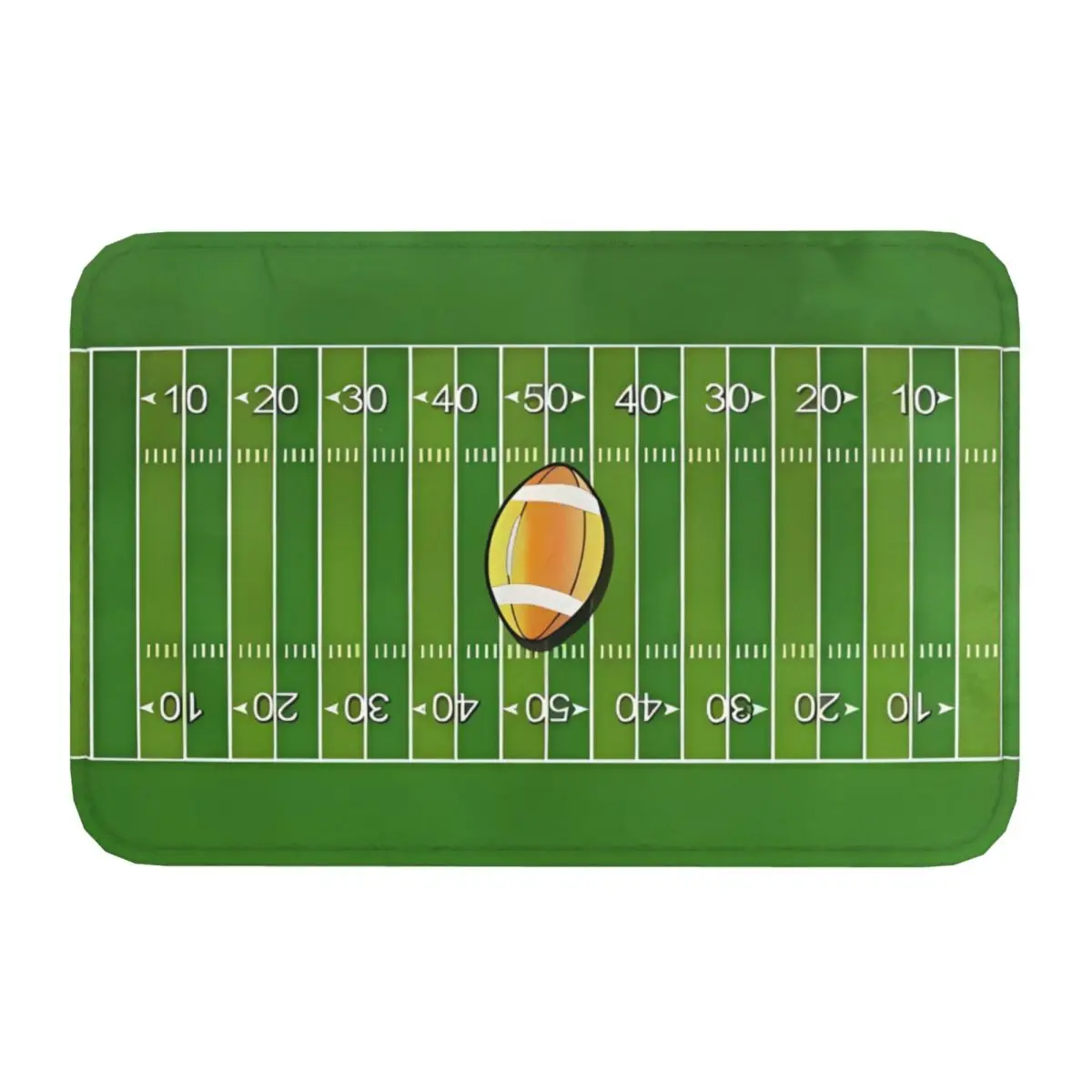 American Football Field Ball Sport Doormat Anti-Slip Entrance Bath Kitchen Floor Door Mat Garage Rug Carpet Footpad