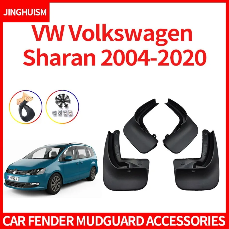 Mudguards Mud Flap Car Accessories Fenders for VW Volkswagen Sharan 2004-2020 Exterior Modification Black Splash Guard