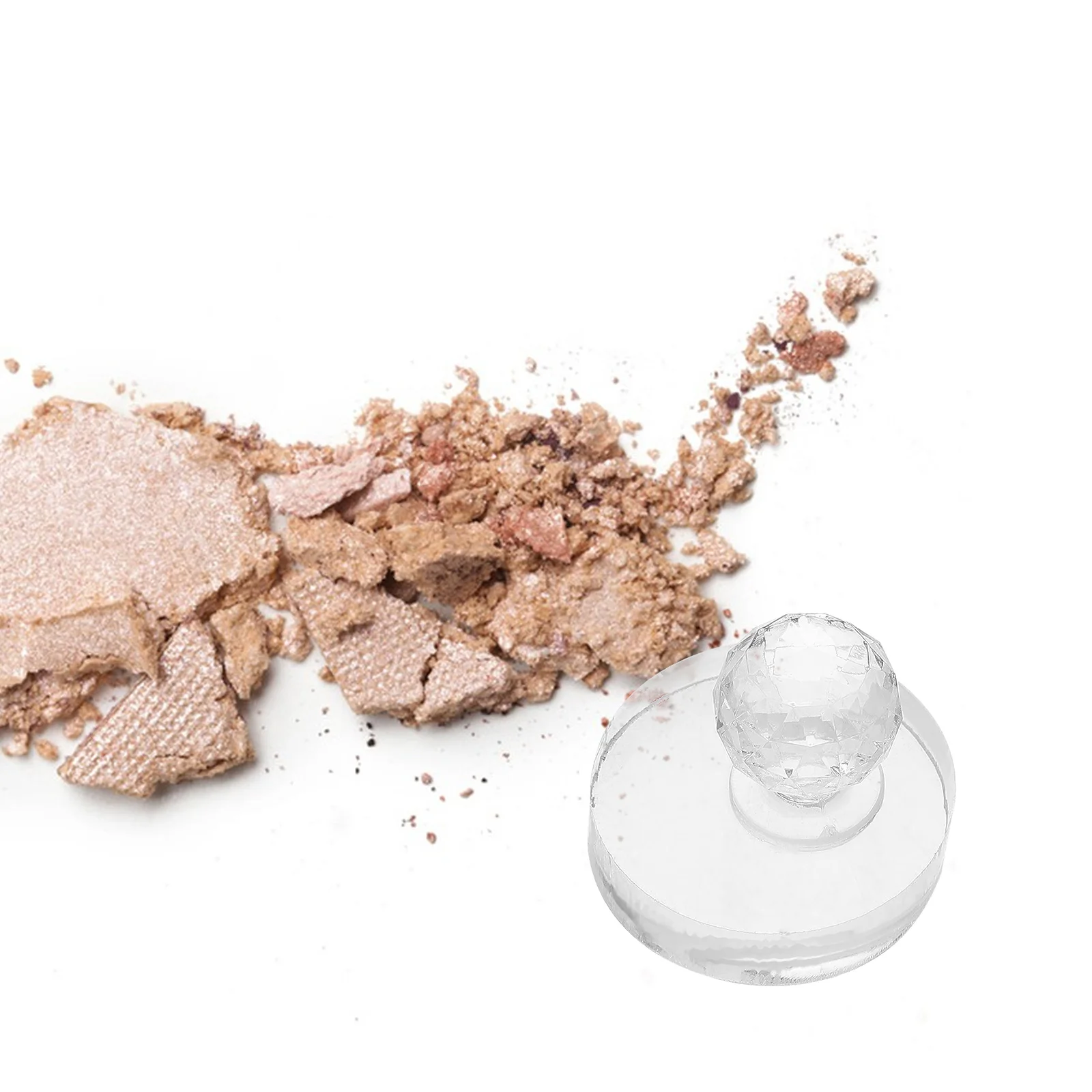 

Circular 36mm Powder Pressing Tool Eyeshadow Stamper DIY Blush Mold Compact Disc Tool Restoring Seal High Precision