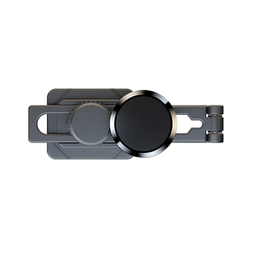 Supporto magnetico per telefono per auto Binario di scorrimento Schermo di controllo centrale telescopico pieghevole regolabile in lega di alluminio per Tesla Model 3 XY S