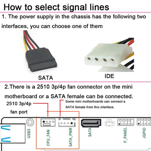 Imagen 2 del producto Fuente de 200W HDD SSD pico psu 12vDC-SATA Mini ordenador mini PC disco duro módulo de alimentación externa encendido con PC HTPC NAS