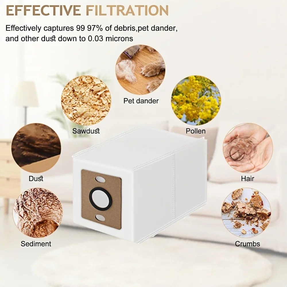 Replacement Dust Bags For ILIFE V9 Pro A12 pro  Self Emptying Vacuum Cleaner Dust Bags Accessories