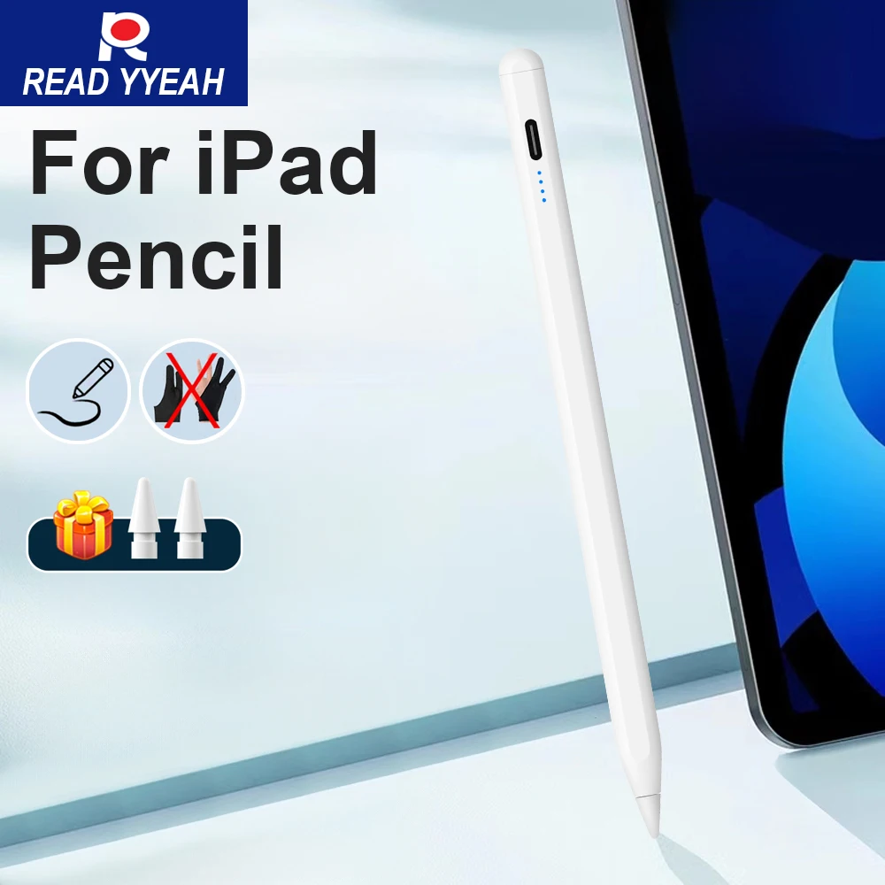 

Stylus For Apple Pencil iPad Pro11 12 iPad Air Mini 7th 8th 9th 10th 11th, Palm Rejection Touch Pen Tablet Stylus Screen Drawing