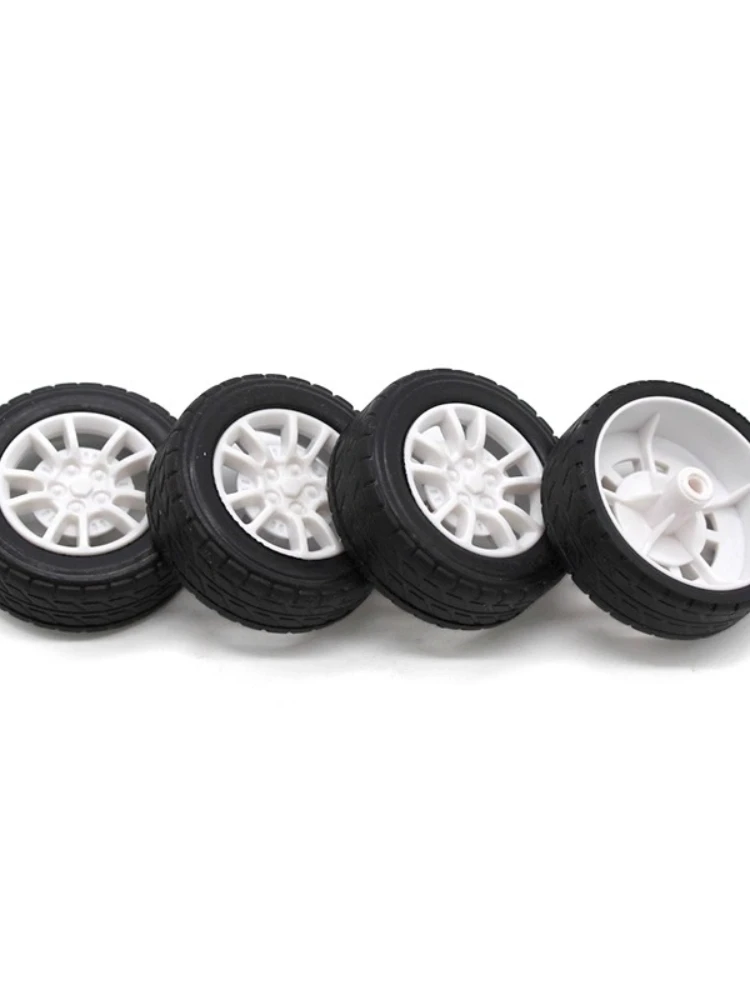 고무 자동차 타이어 모델 휠 1:20 크리에이티브 다이브 로봇 원격 제어 자동차 액세서리 장난감 휠 허브