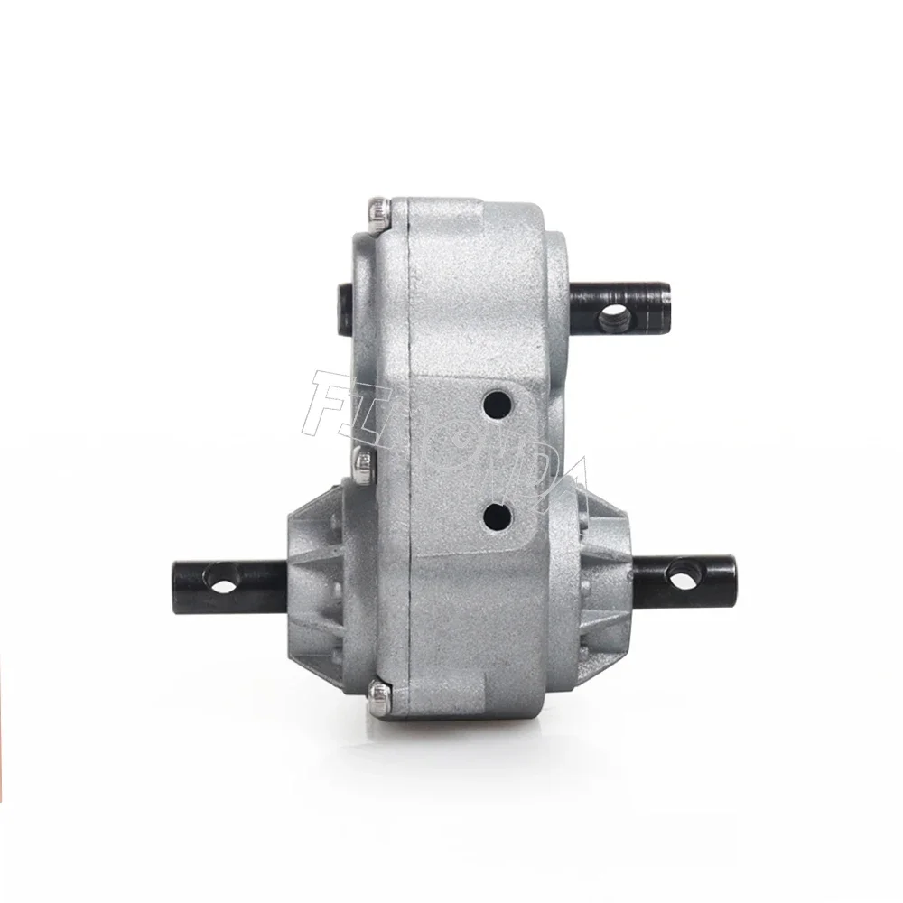 1/10 Metal Gearbox Transfer Case for RC Crawler Car Axial SCX10 D90 D110 Upgrade Parts