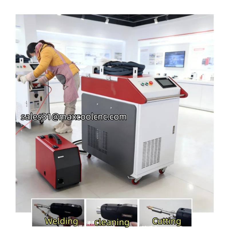 

2026 Универсальный лазерный сварочный аппарат 1500 Вт Дублельный качающийся лазерный аппарат для удаления ржавчины краски Ручной сварочный аппарат для стали и алюминия 3 кВт