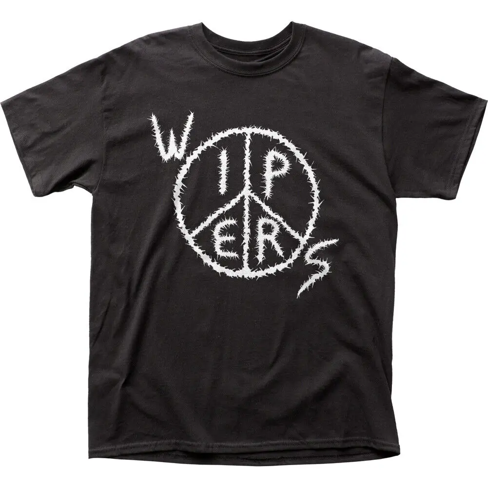 Wipers Logo T Shirt Mens Licensed Rock N Roll Music Retro Band New Black