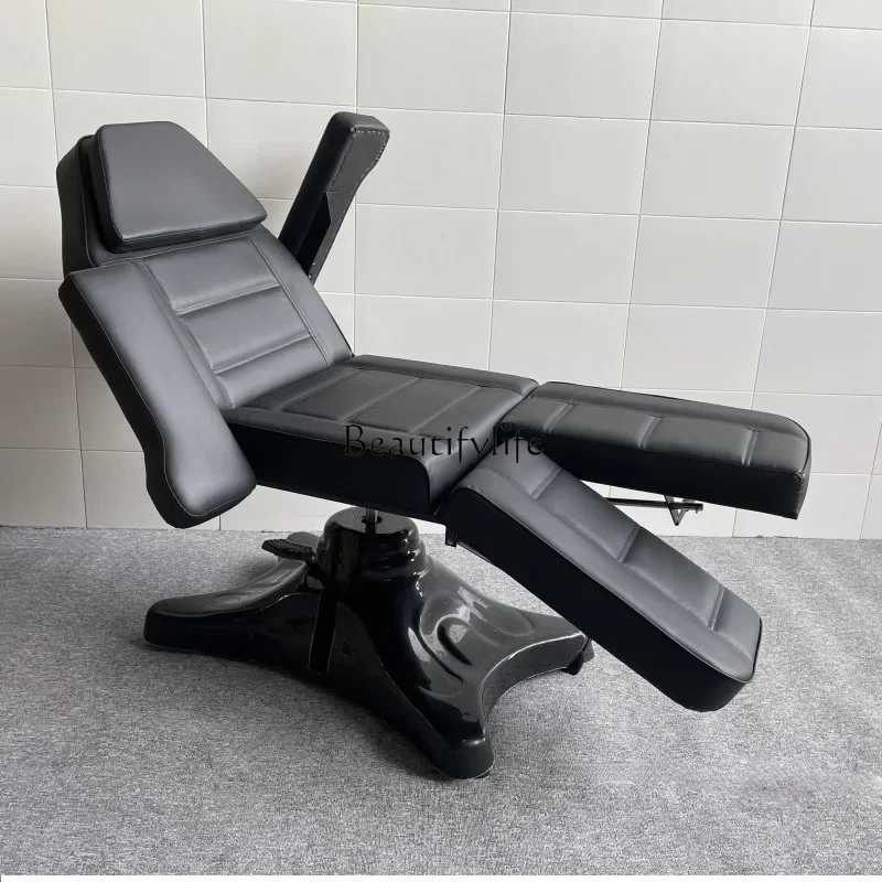 FRP hydraulic lifting multi-part adjustable beauty bed split legs multi-functional professional pedicure chair