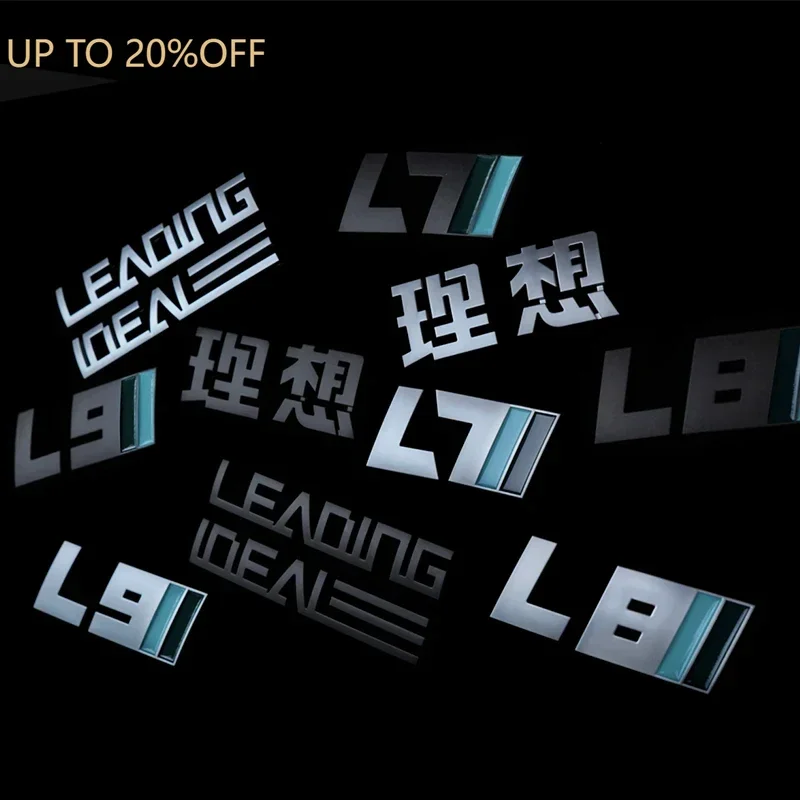 

NEW1 For Leading Ideal LiXiang L7 L8 L9 2022 2023 2024 Tailgate Character Personalized Decoration Original Car Logo Accessoris