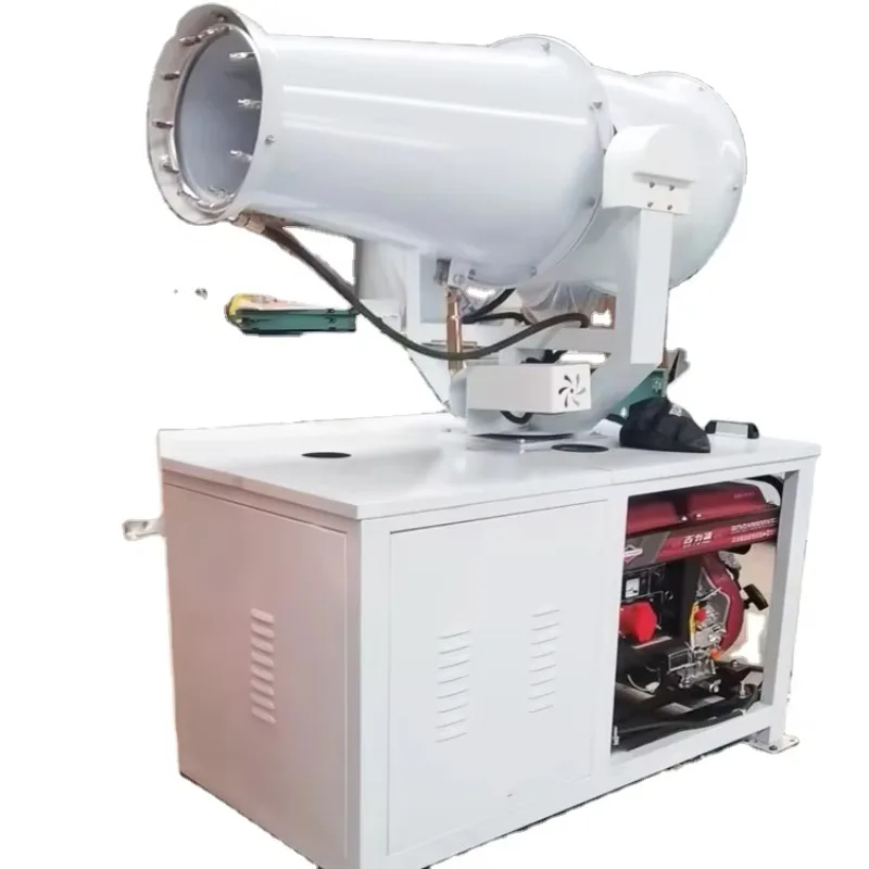 40m Mobile Fog Cannon Dust Suppression Machine For Large Mining Zone Demolition Site Livestock Farm Sterilization Sprayer