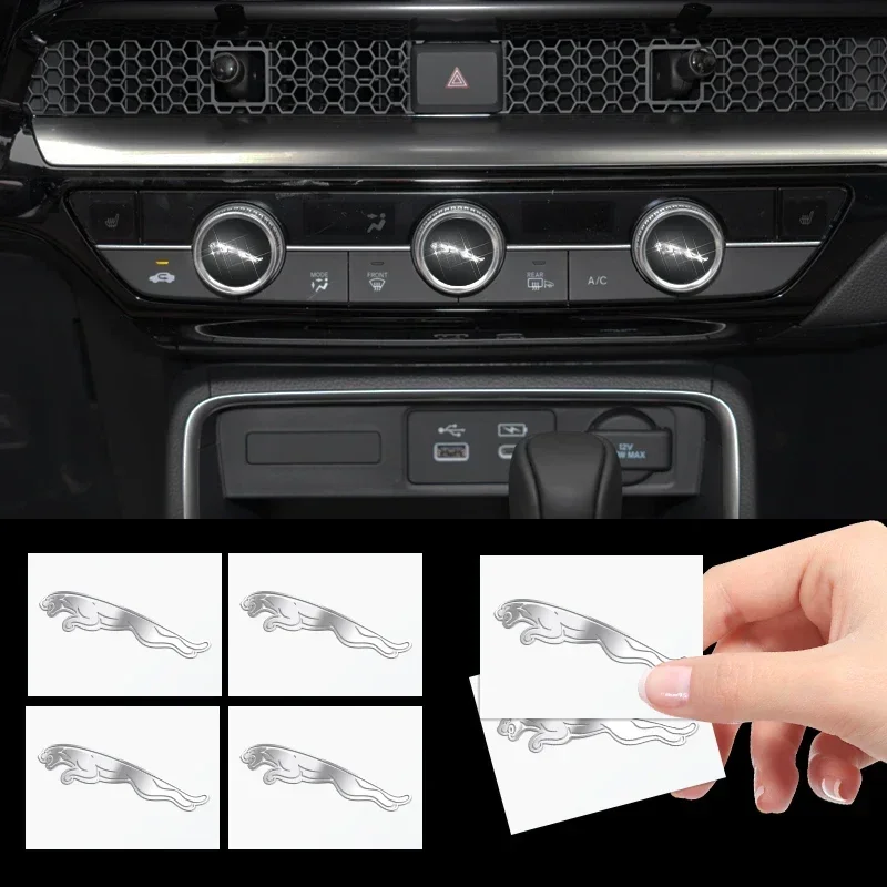 

2/5/10pcs Car 3D Metal Stickers Auto Logo Decals For Jaguar E-PACE F-PACE F-TYPE I-PACE XE XF XK XJR XJ XEL XFL XKR Accessories