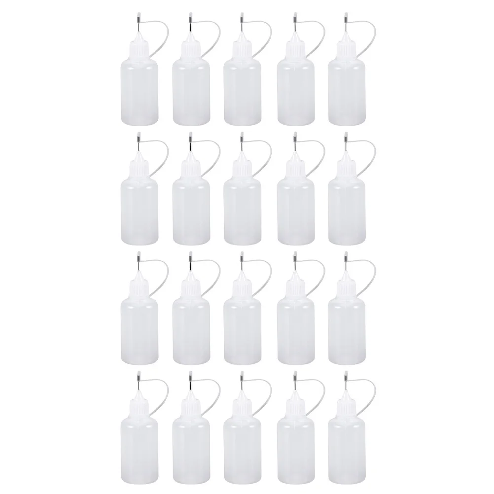 15 szt. Butelek z aplikatorem oleju, precyzyjny dozownik kleju z igłą, strzykawka z zakraplaczem do majsterkowania, żywicy epoksydowej, lateksu, uszczelniacza, płynów
