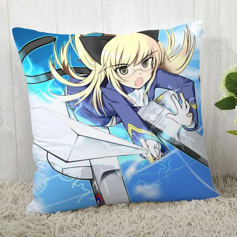 Pillow Cover Customize Strike Witches Pillowcase Modern Home Decorative Pillow Case 45X45cm,40X40cm