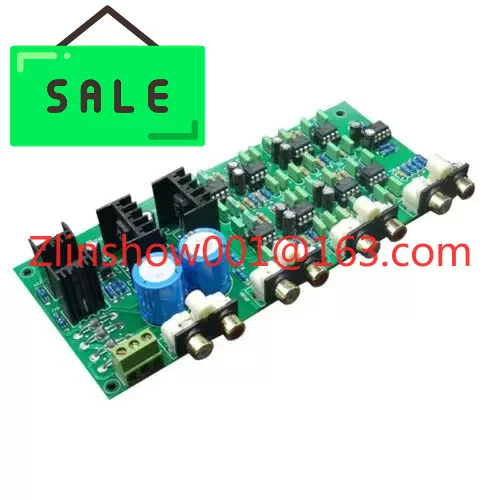 Electronic three-way board preamp, 3-crossover crossover, replaceable crossover point adjustment
