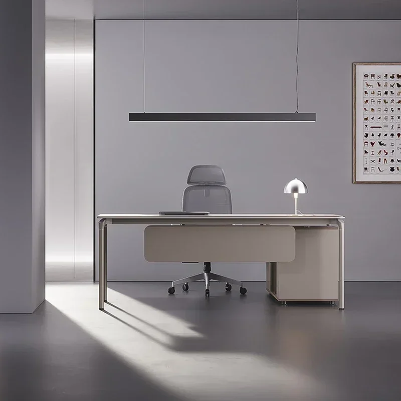 Executive Office Desk Accessories Corner Lazy Machine Dressing Auxiliary Luxury Reception Designer Ufficio Commercial Furniture
