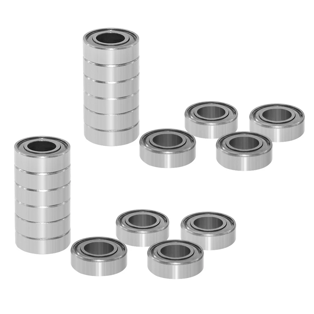 Carbon Steel 688ZZ Ball Bearings 20PCS Double Shielded 8x16x5mm Deep Groove Bearings for Rotary Motors and Machinery