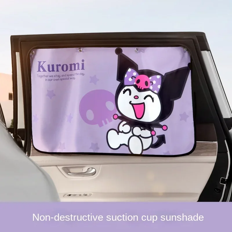 Kawaii sanrio Szervusz Barka autó sunshades -m Melódia Anime Gúnyrajz kvat Csináltatás Gazdasági Hordozható szigetelt Naptej hatóanyaga curtains