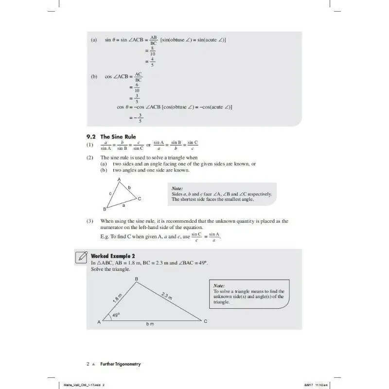 ممارسة الامتحان GCE OLevel Mathematics المجلد 2 Hodder Education Singapore Team Hodder Education Singapore 9789814767286 كتاب