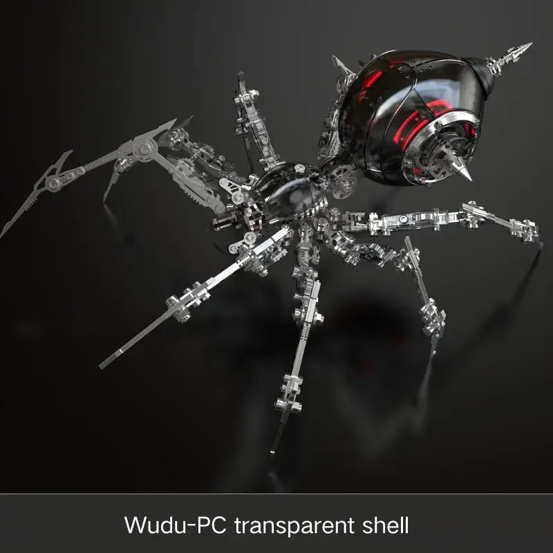 3D Puzzle Metal Exquisite Spider Assembly Model Kits High Difficulty DIY Steampunk Mechanical Insect Toys for Boys Adults Gift view 2