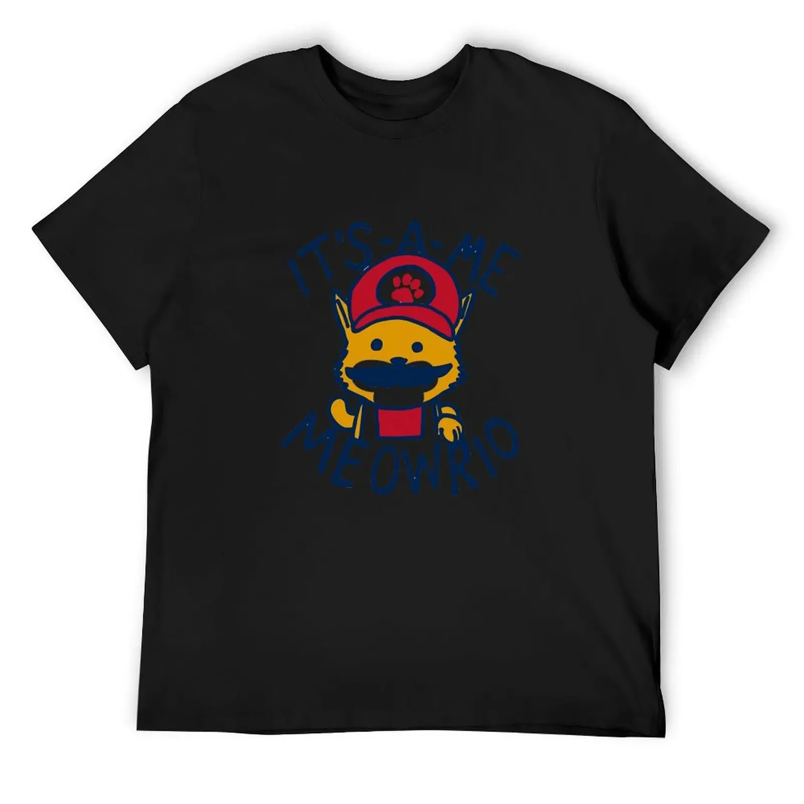 

Its a me Meowrio T-Shirt oversized t shirt plain summer clothes sweat shirts, men