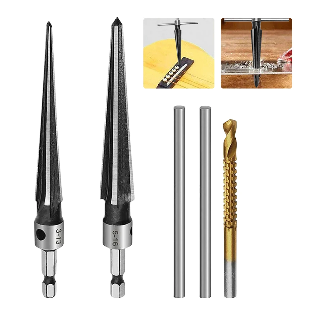 Opening Countersunk Head Cutting Tool Deburring Enlarge Hexagonal Shank Tool 3-13mm 5-16mm Steel Reaming Woodworker Cutting Tool