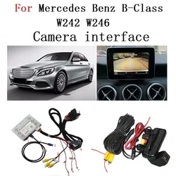 For Mercedes Benz Reverse Camera Interface Class B W242 W246 2012-2018 Front Rear Camera Adapter Decoder