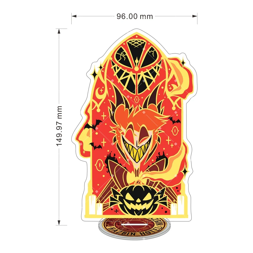 Hazbin Hotel Acrylic Standee Alastor Vox Charlie Anime Figure Halloween Desktop Decoration Gift Toy Cosplay Collectible Keychain