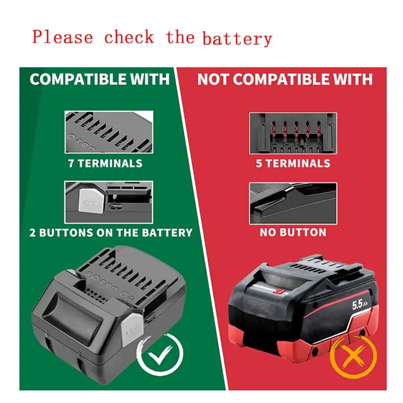Can buy Battery Adapter for HITACHI 18V 7Pin Battery Conversion for Bosch 18V PBA Lithium Battery for Bosch CH Green Tool