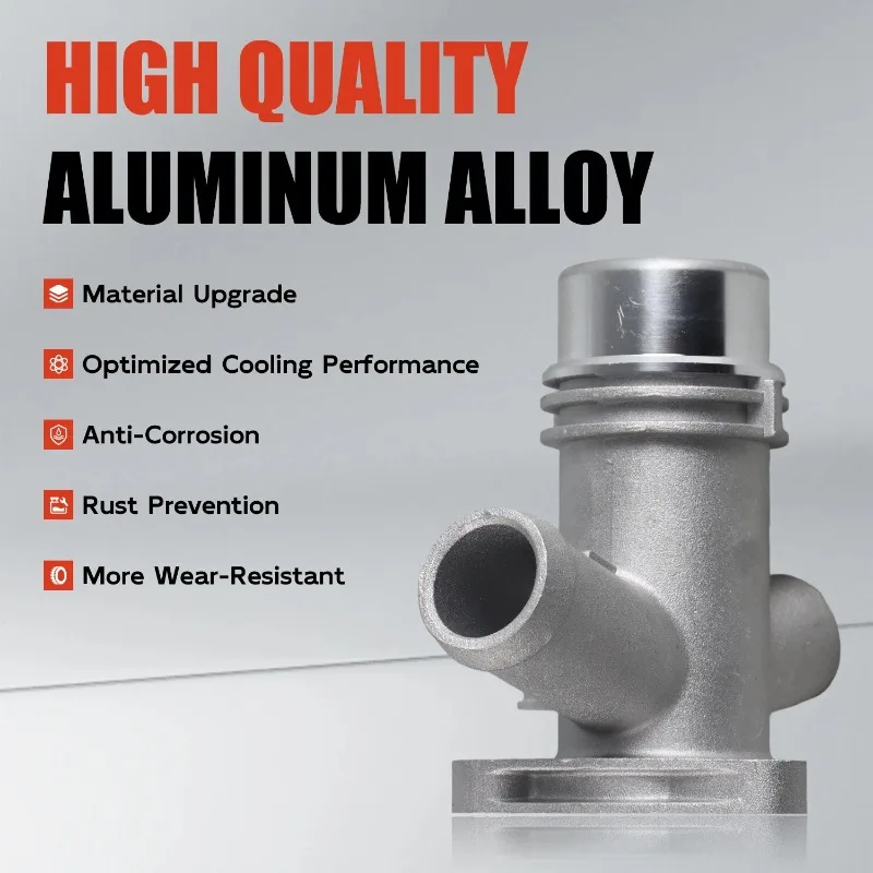 11118619408 Plastic/Aluminium Water Pipe Connector For BMW B58 F20 F22 F30 F36 F33 F32 G32 G12 M140I M240I 340I 440I 640I 740L view 3