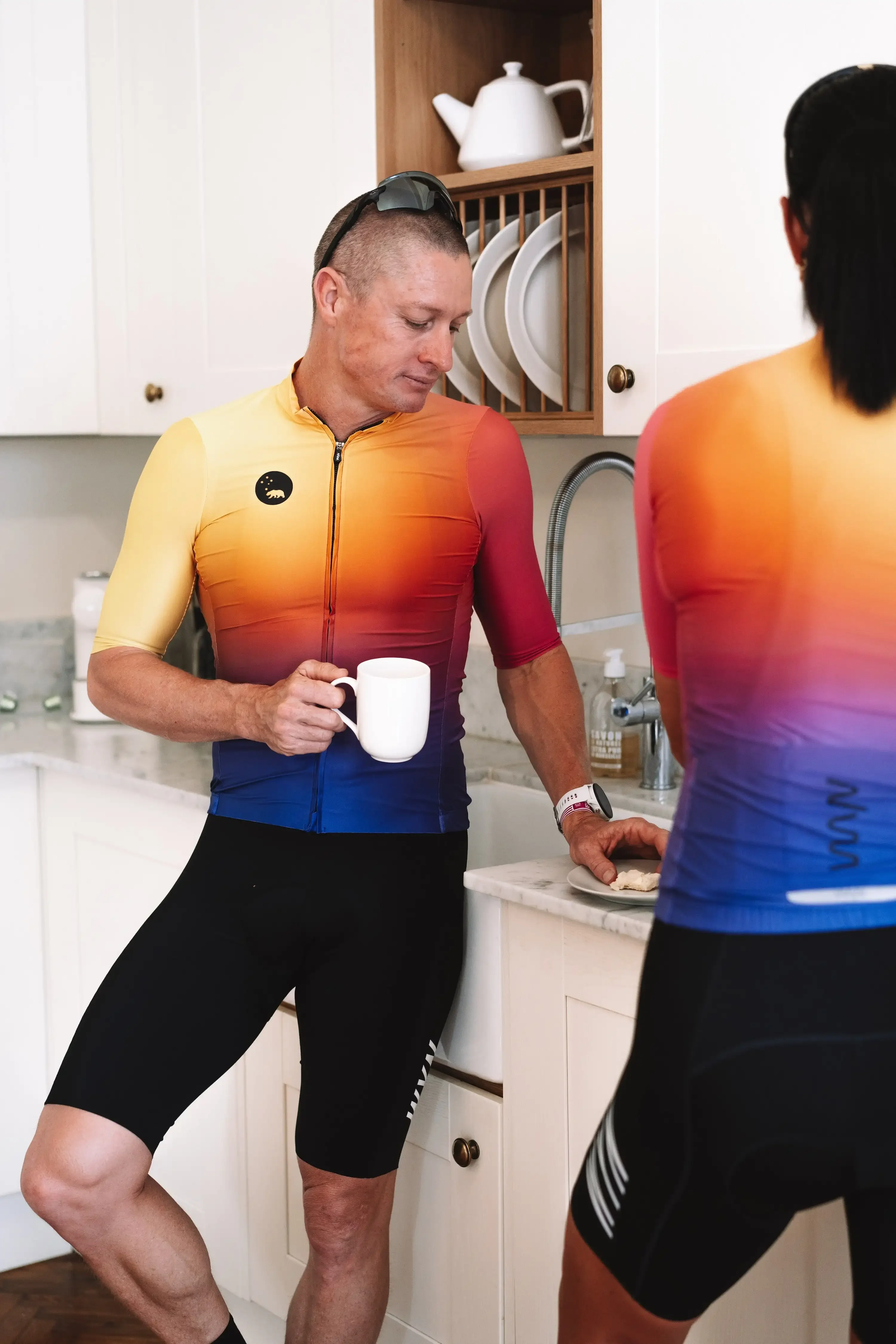 

WYN Men's Cycling Jersey UPF50+ Road Bike Shirts for Men MTB Jersey Set Bike Pants Riding Tights