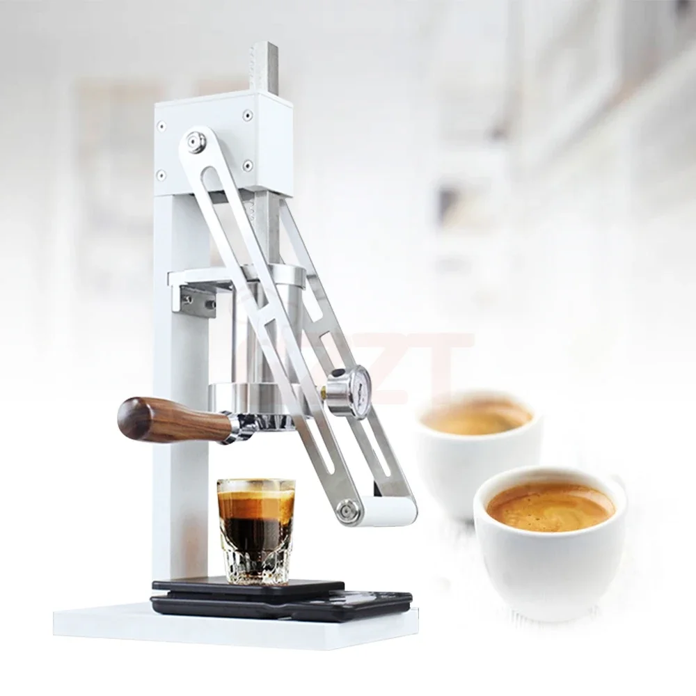 

Home Office Hand Pressure Coffee Maker Espresso Machine Commercial Small Outdoor Portable Trolley Manual Espresso Machine