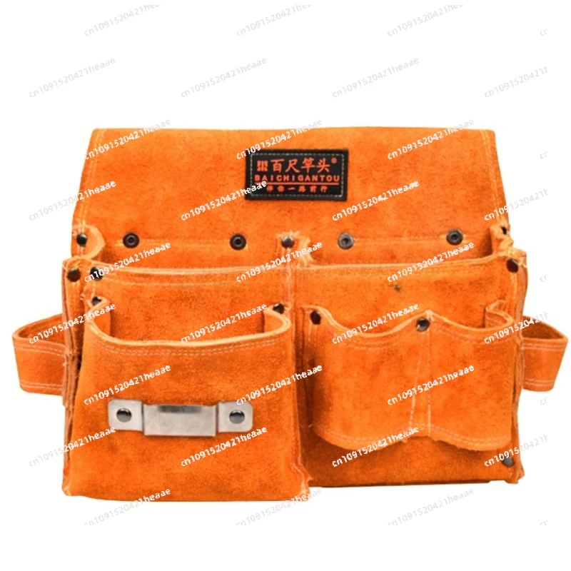 Suitable for 5 Pocket Leather Nail & Tool Pouches Electrician Tool Pouches