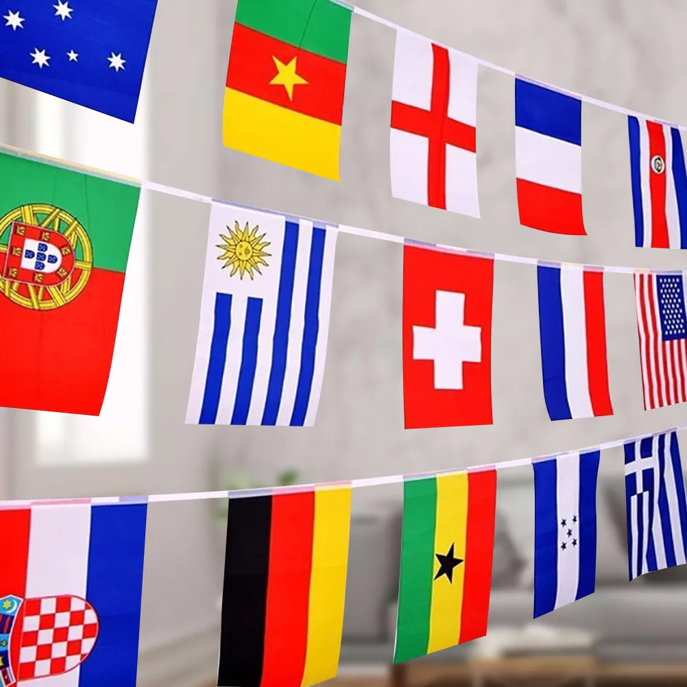 32-Pc Flag Banner N…
