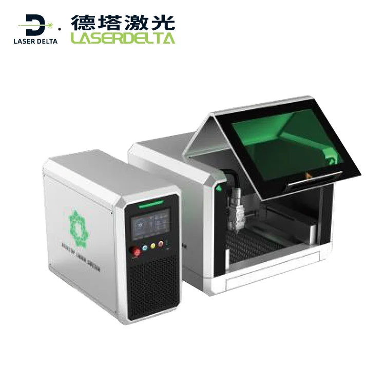 DeskLite Cutter Desktop Fiber Laser Machine for Metal Sheet Small Batch Production Workshop Startup Precision Cutting Engraving