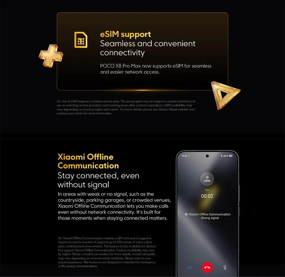Xiaomi Mobile Global Version POCO X8 Pro Max 8500mAh 6.83'' 1.5K 120Hz Ultra-Bright AMOLED DisplaySmartphone Dimensity 9500s