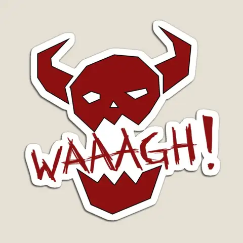 Ork Waaagh  Magnet Baby Toy Stickers Home Children Funny Colorful Kids Holder for Fridge Organizer Refrigerator  Cute Decor