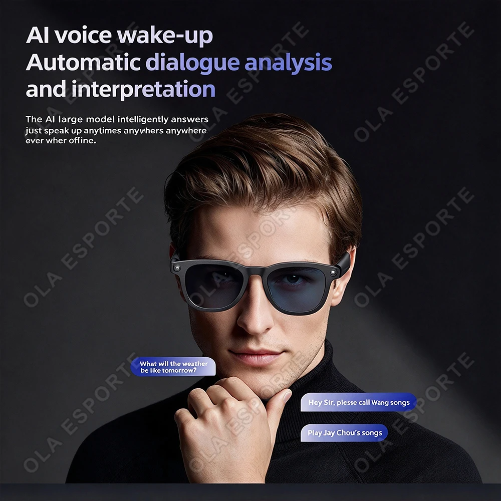 Smart Audio Glasses HD Sound Q - Audio Music Image 评论和价格