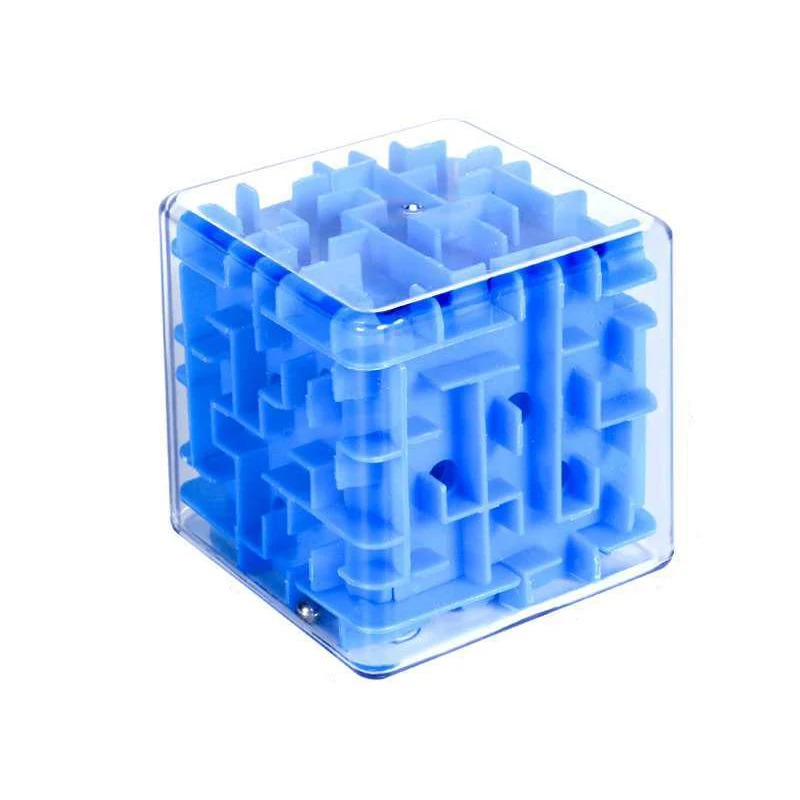 Labyrinth 3D Puzzle Maze Cube Brain Teasers for Children Kids IQ Test Educational Toys Birthday Party Favors Classroom Prizes