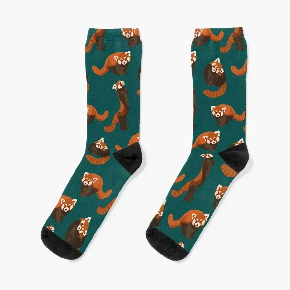 

RED PANDA PATTERN Socks hip hop kawaii New year's Woman Socks Men's