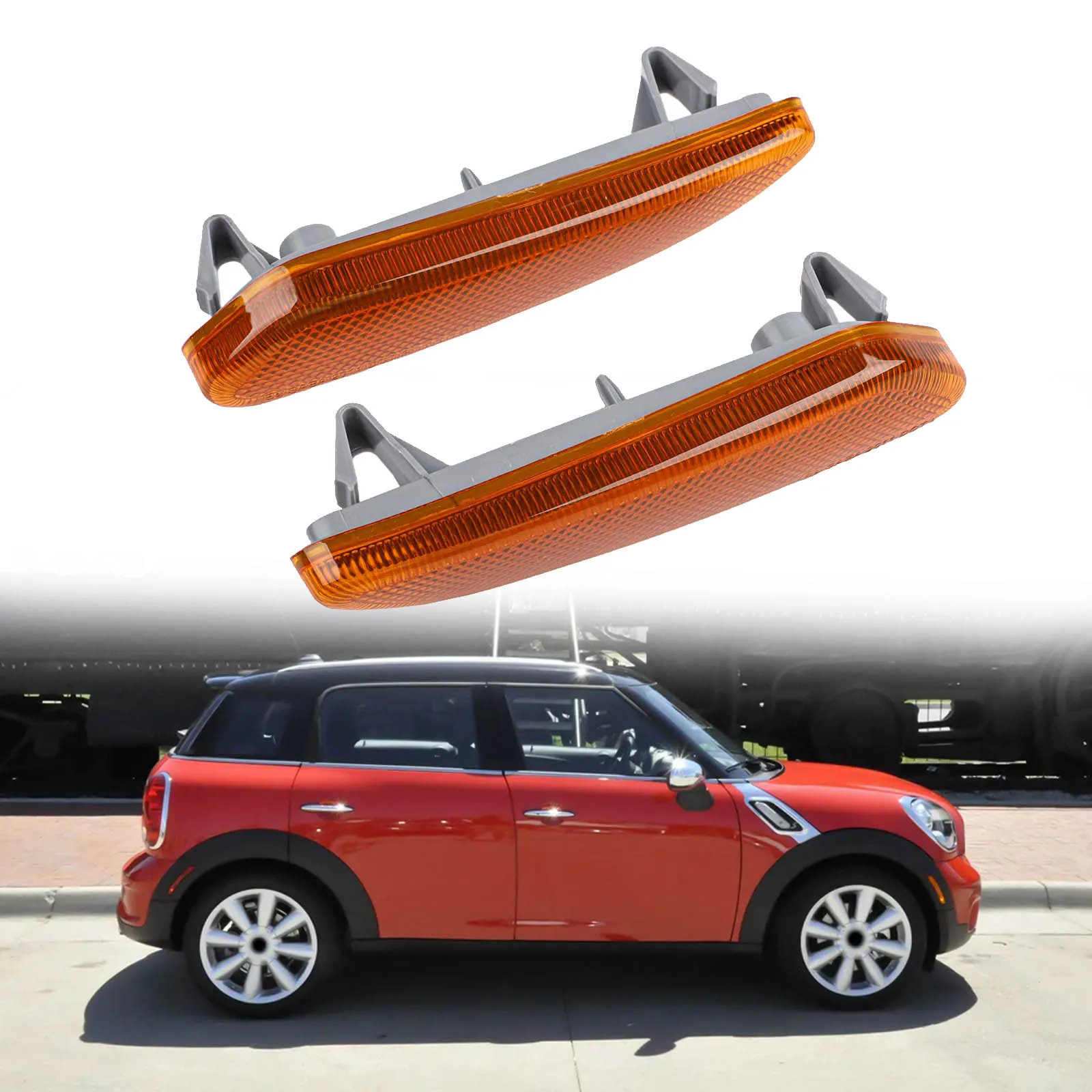 Front Side Turn Signal Light Unit for MINI For Cooper For R60 Countryman 2011-2016 Made for Front Side Placement and Visibility