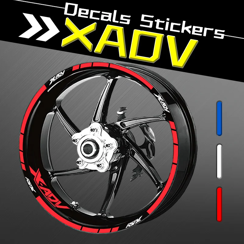 

Inner Rim Stripe Tapes Motorcycle Reflective Sticker For Honda X-ADV 750 VTR xadv vtr Wheel Hub Waterproof Decoration Sign Decal