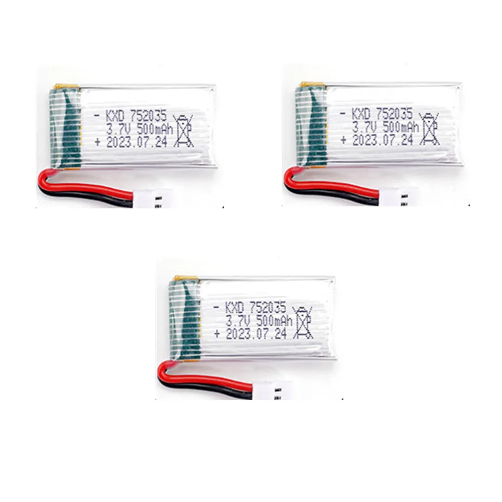 W551 vliegtuigbatterij 3,7 V 500 mAh W551 reserveonderdelen W551 RC vliegtuigaccessoires ﻿