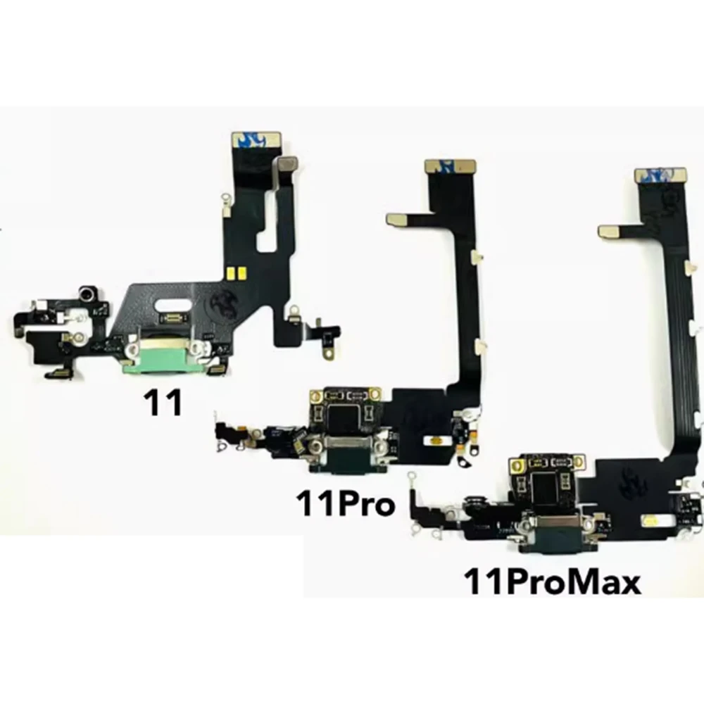 

Dock Connector With Microphone For Iphone 11 Pro 11Pro Max New USB Charging Port Charger Board Flex Cable