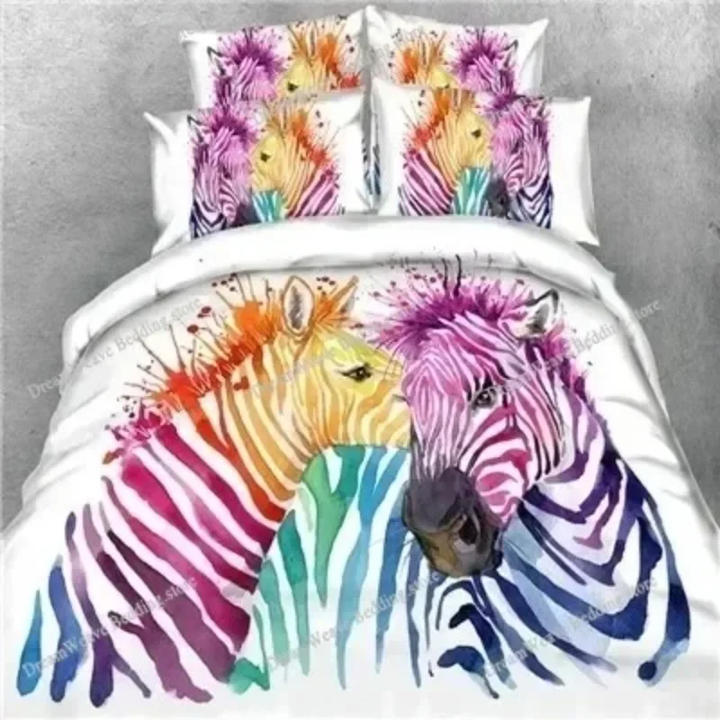 3D Print Wolves God Bedding Set Usa King Queen Double Full Twin Single Size Fashion Polyester Duvet Cover Luxury Gift9639
