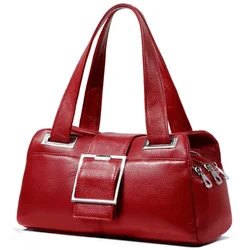 Genuine Leather Handbag Soft Skin Bag Luxury Brand Female Pouch Crossbody Bags for Women Fashion Shoulder Messenger  Handbags